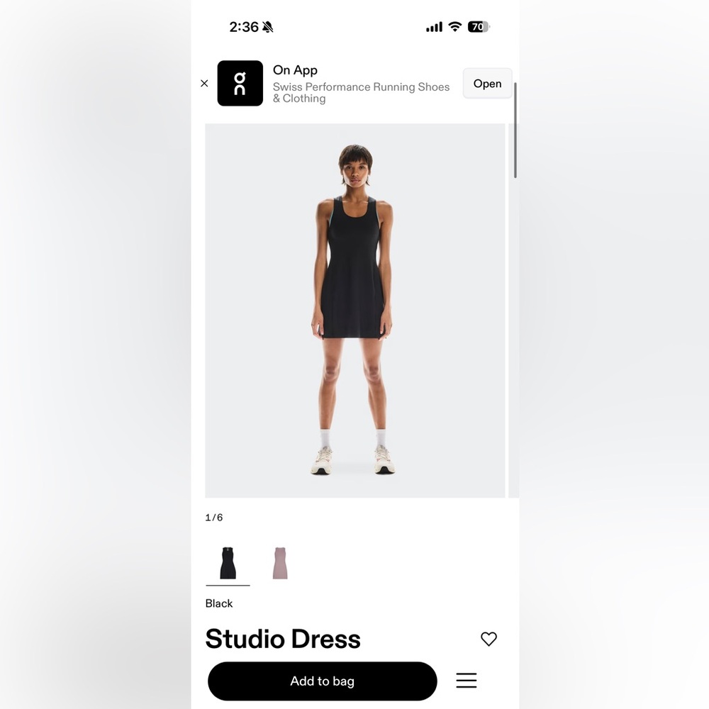 ON Black Studio Athletic Dress